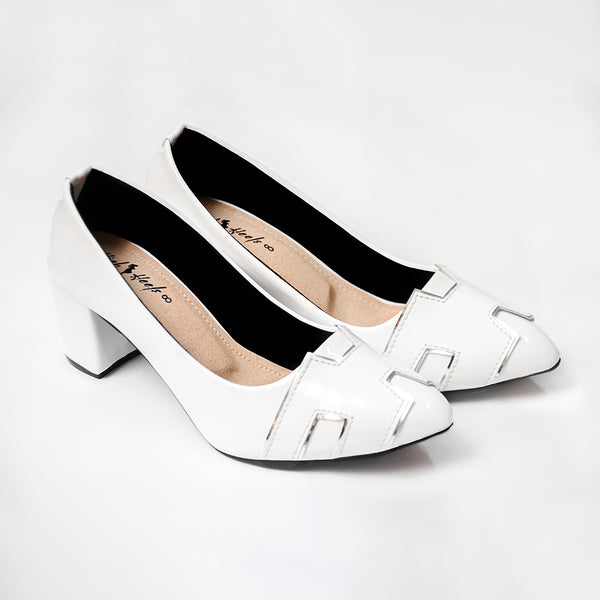White Whisper Heels