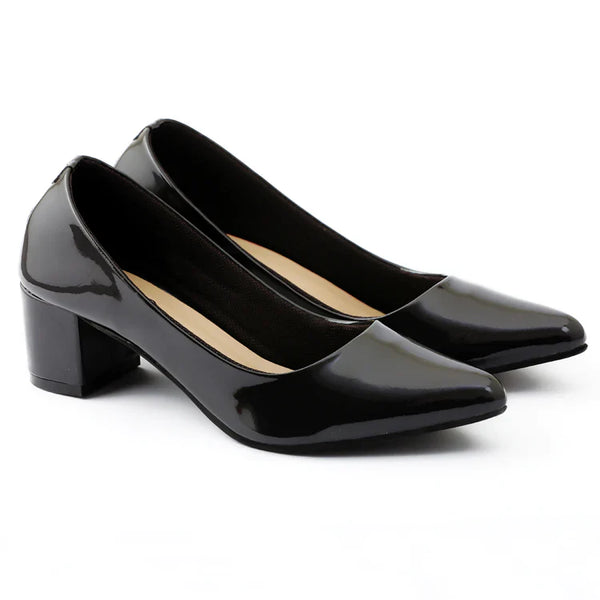 Midnight Gloss Heels