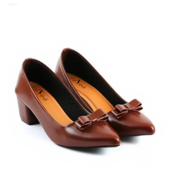 Mahogany Brown Heels