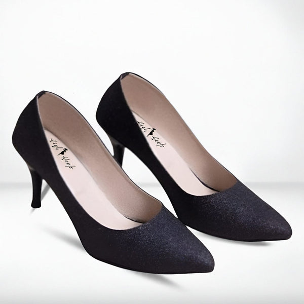 Sparkly Pointed Toe Heel